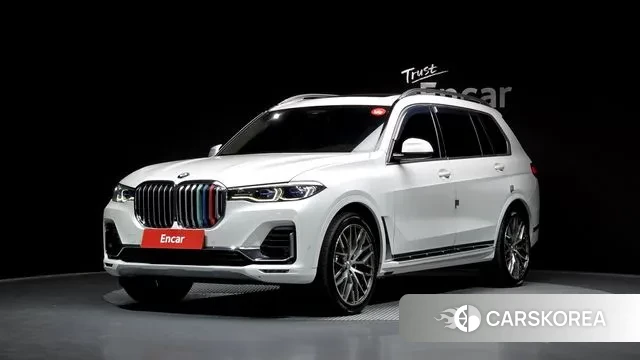 BMW X7 (G07) 2021 Белый из Кореи