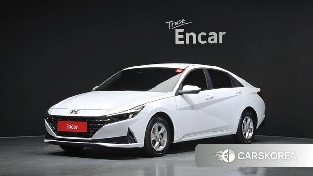 Hyundai Avante (CN7) 2021 Белый из Кореи