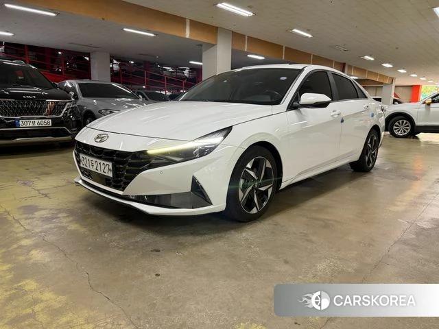 Hyundai Avante (CN7) 2020 Белый из Кореи