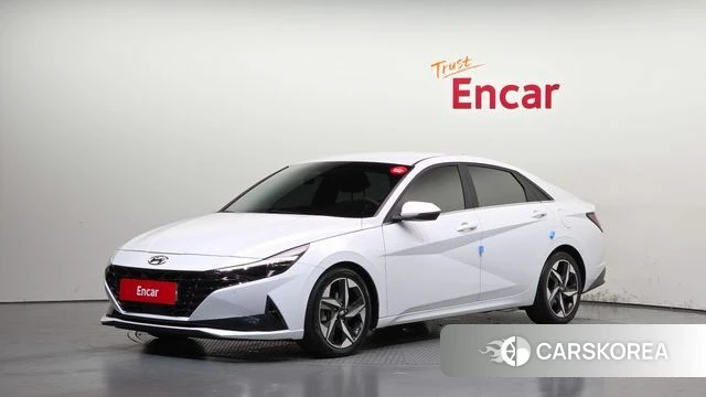 Hyundai Avante (CN7) 2020 Белый из Кореи
