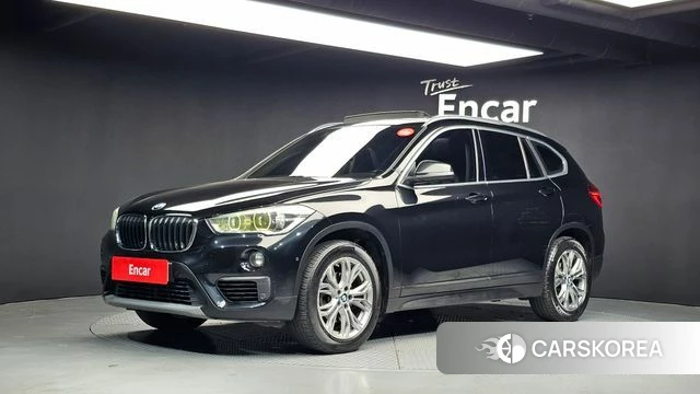 BMW X1 (F48) 2018 Черный из Кореи