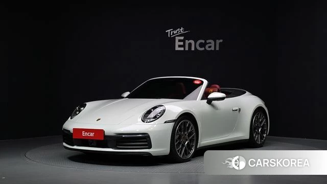 Porsche 911(992) 2021 Белый из Кореи