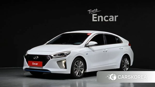 Hyundai Ionic Hybrid 2018 Белый из Кореи