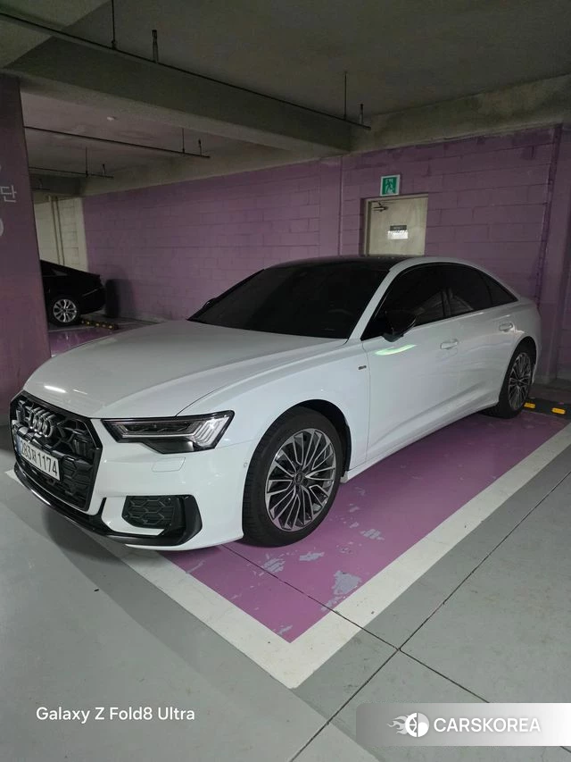 Audi A6 (C8) 2025 Белый из Кореи