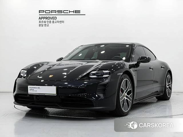 Porsche Taycan 2024 Черный из Кореи