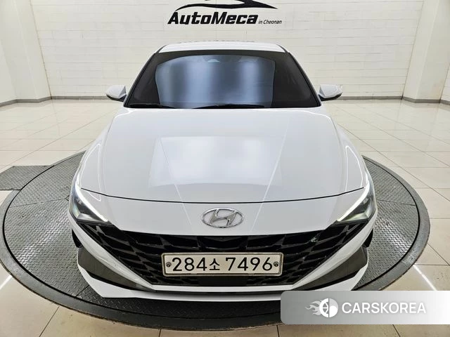 Hyundai Avante (CN7) 2020 Белый из Кореи