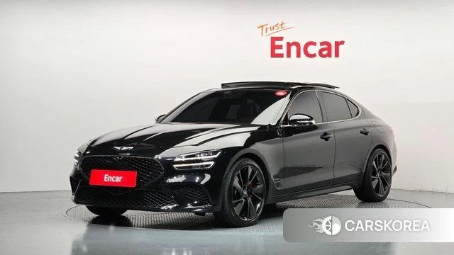 Genesis The New G70 2022 Черный из Кореи