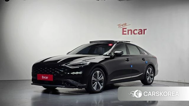 Kia K8 Hybrid 2022 Черный из Кореи