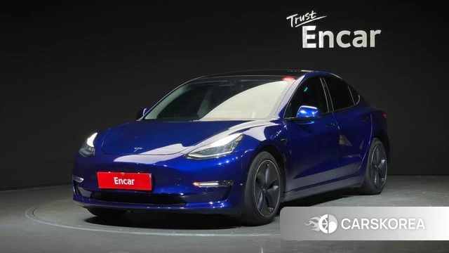Tesla Model 3 2020 Синий из Кореи
