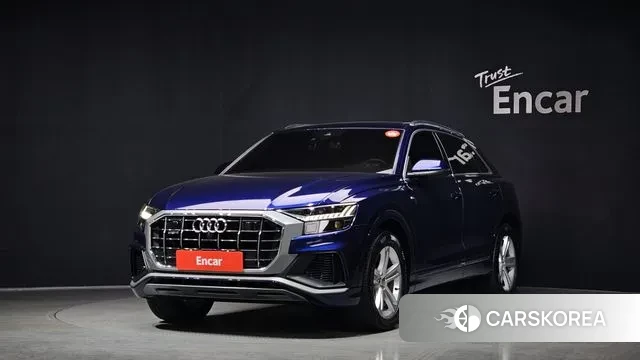 Audi Q8 (4M) 2021 Синий из Кореи