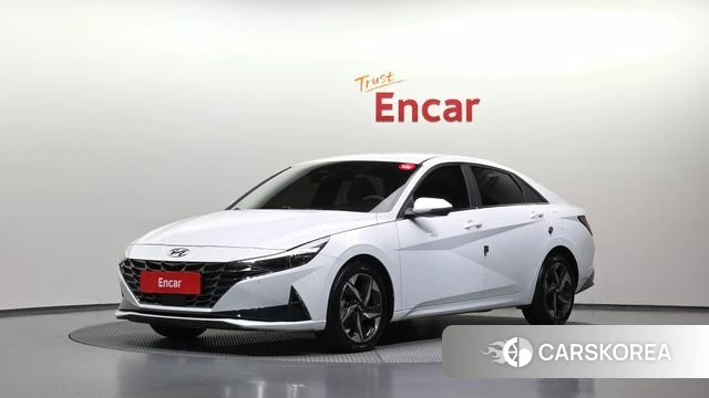 Hyundai Avante (CN7) 2021 Белый из Кореи, фото 2