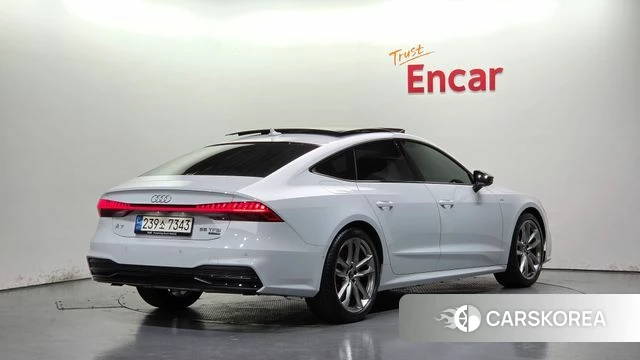 Audi A7 (4K) 2023 Белый из Кореи