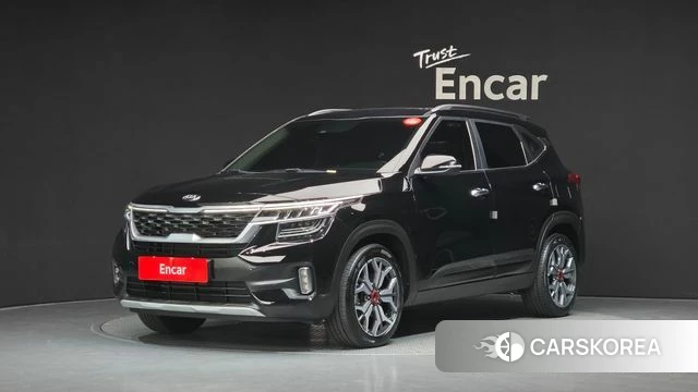Kia Seltos 2020 Черный из Кореи