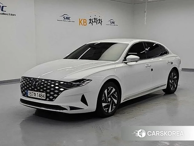 Hyundai The New Grandeur IG Hybrid 2021 Белый из Кореи