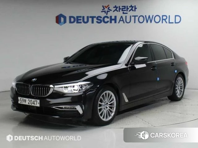 BMW 5 Series (G30) 2019 Черный из Кореи