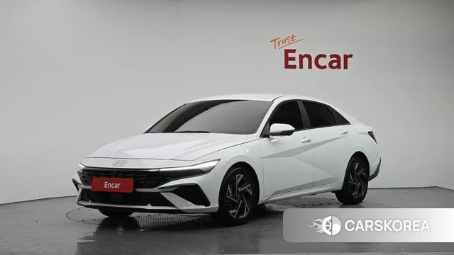 Hyundai The New Avante (CN7) 2025 Белый из Кореи