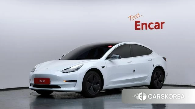 Tesla Model 3 2020 Белый из Кореи