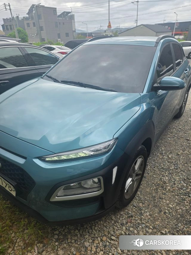 Hyundai Kona 2019 Темно-зеленый из Кореи