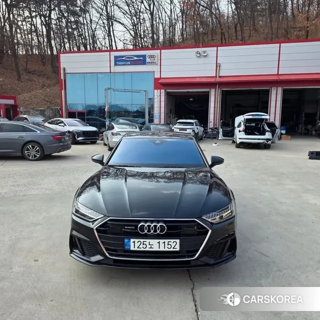 Audi A7 (4K) 2021 Черный из Кореи