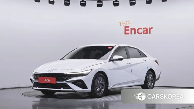 Hyundai The New Avante (CN7) 2023 Белый из Кореи