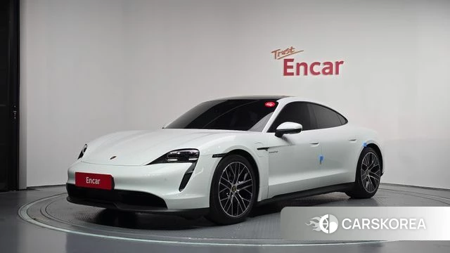Porsche Taycan 2023 Белый из Кореи