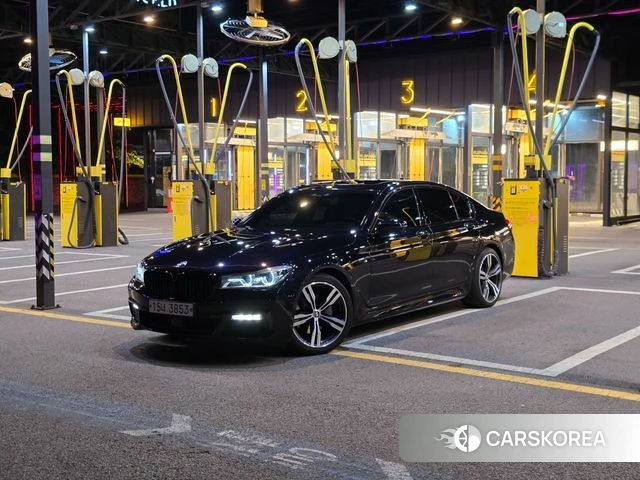 BMW 7 Series (G11) 2018 Черный из Кореи