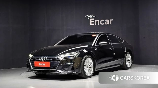 Audi A7 (4K) 2021 Черный из Кореи