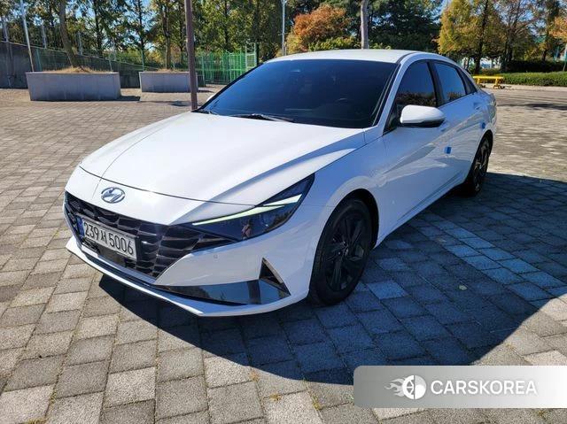 Hyundai Avante (CN7) 2020 Белый из Кореи