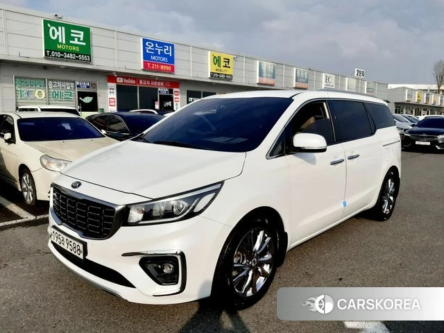 Kia The New Carnival 2019 Белый из Кореи