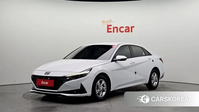 Hyundai Avante (CN7) 2020 Белый из Кореи