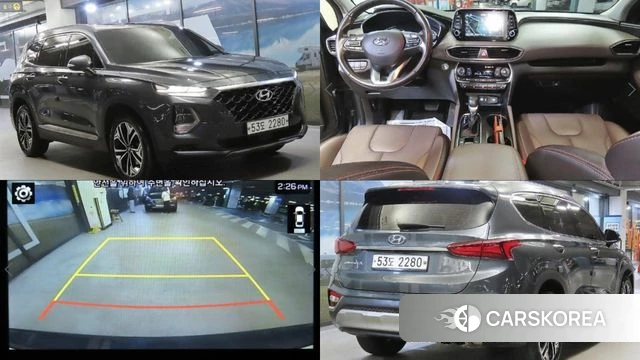 Hyundai Santa Fe TM 2018 Зеленый из Кореи