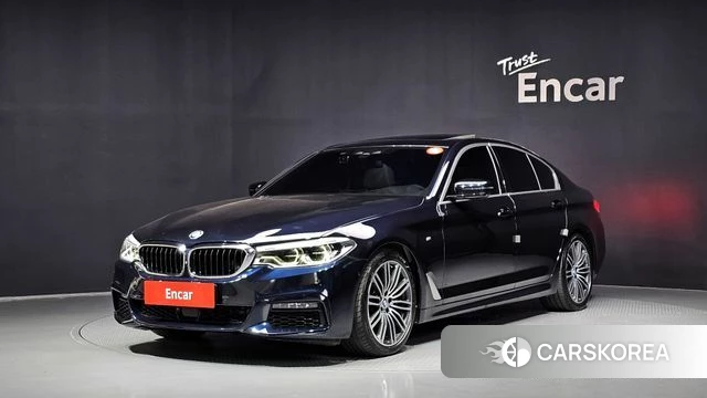 BMW 5 Series (G30) 2019 Черный из Кореи