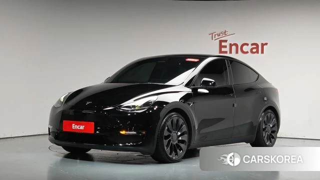 Tesla Model Y 2022 Черный из Кореи