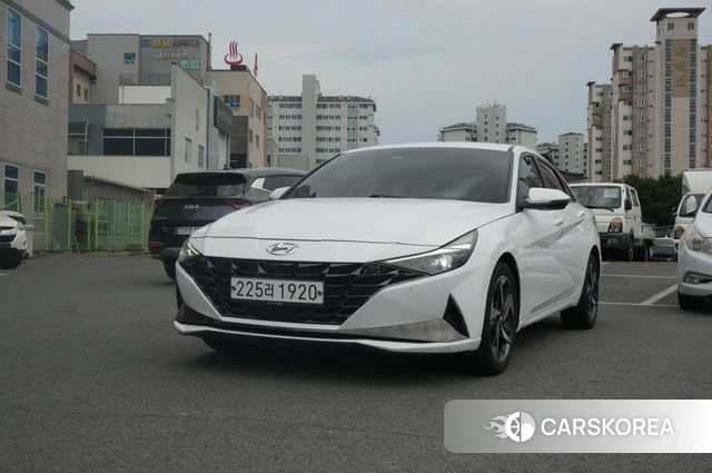 Hyundai Avante (CN7) 2020 Белый из Кореи
