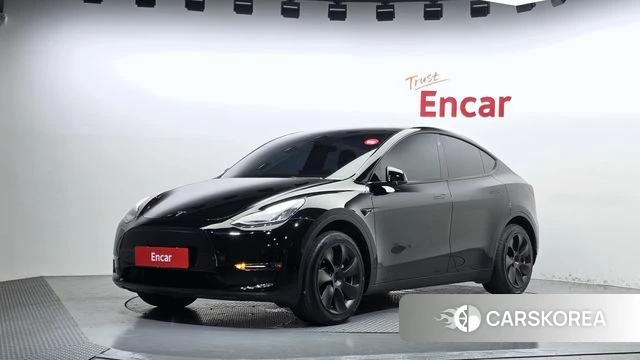 Tesla Model Y 2021 Черный из Кореи