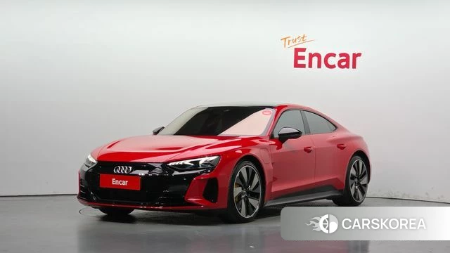 Audi e-Tron GT 2022 Красный из Кореи