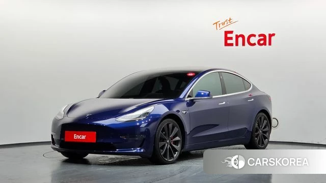 Tesla Model 3 2020 Синий из Кореи