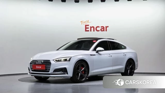 Audi A5 (F5) 2019 Белый из Кореи