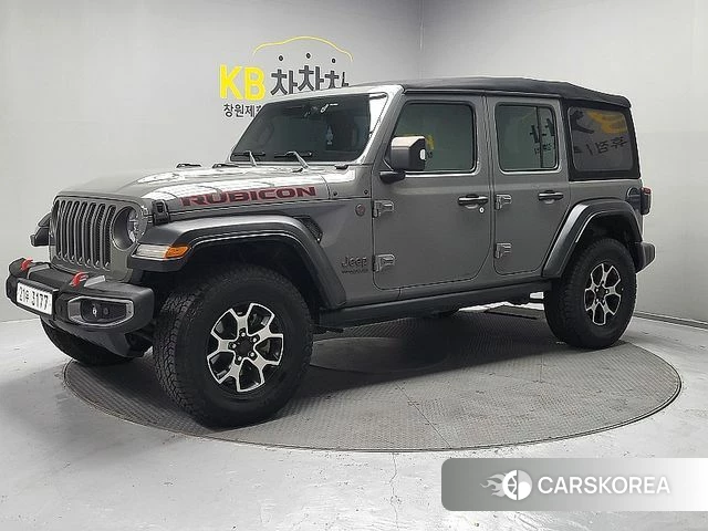 Jeep Wrangler (JL) 2018 Серебристо-серый из Кореи