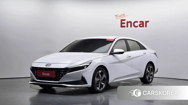 Hyundai Avante (CN7) 2022 Белый из Кореи