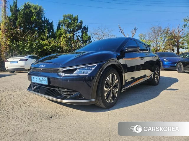 Kia EV6 2022 Синий из Кореи