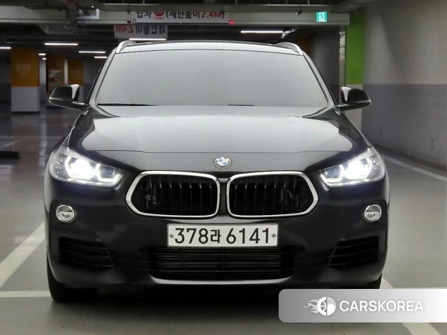 BMW X2 (F39) 2020 Черный из Кореи