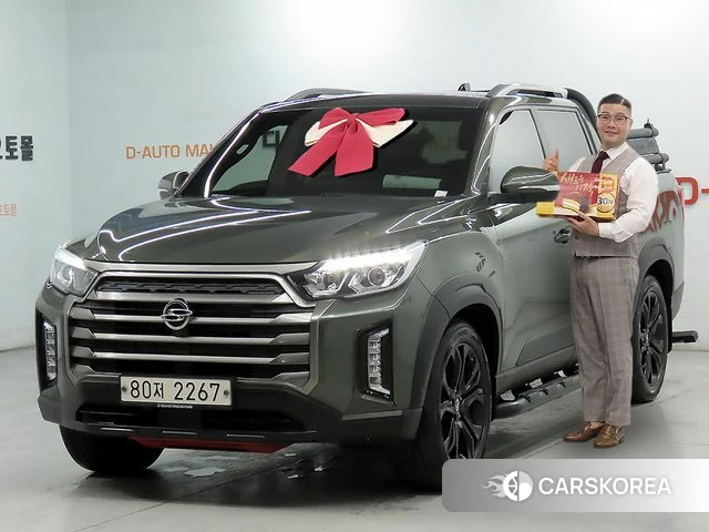 Ssangyong The New Rexton Sport 2021 Темно-зеленый из Кореи