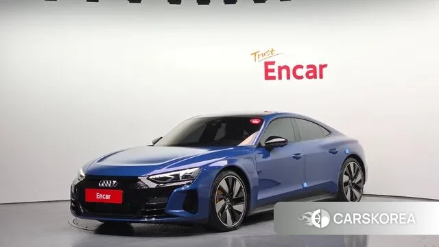 Audi e-Tron GT 2022 Синий из Кореи