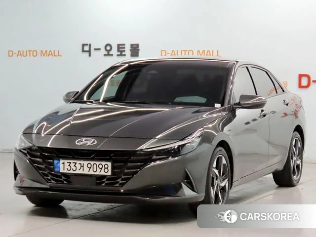 Hyundai Avante (CN7) 2022 Серый из Кореи