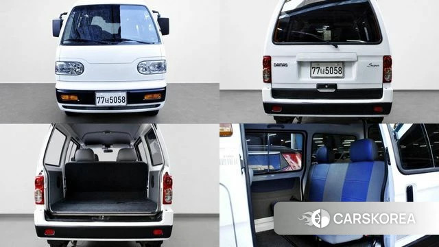 Chevrolet (GM Daewoo) New Damas 2021 Белый из Кореи