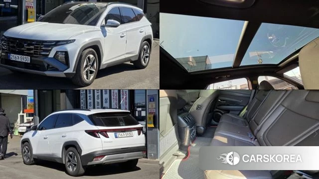 Hyundai The New Tucson Hybrid (NX4) 2024 Белый из Кореи