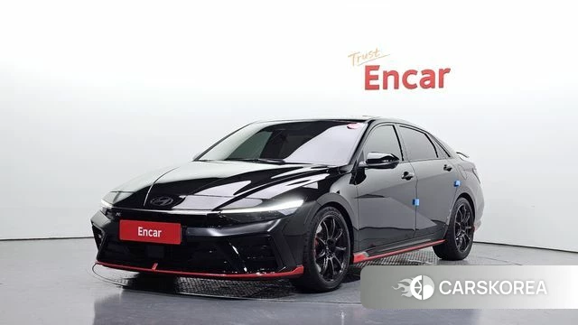 Hyundai The New Avante (CN7) 2025 Черный из Кореи