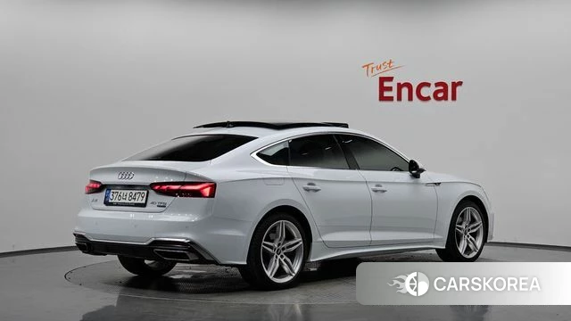 Audi A5 (F5) 2021 Белый из Кореи