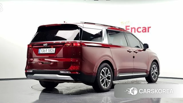 Kia Carnival 4th generation 2021 Красный из Кореи